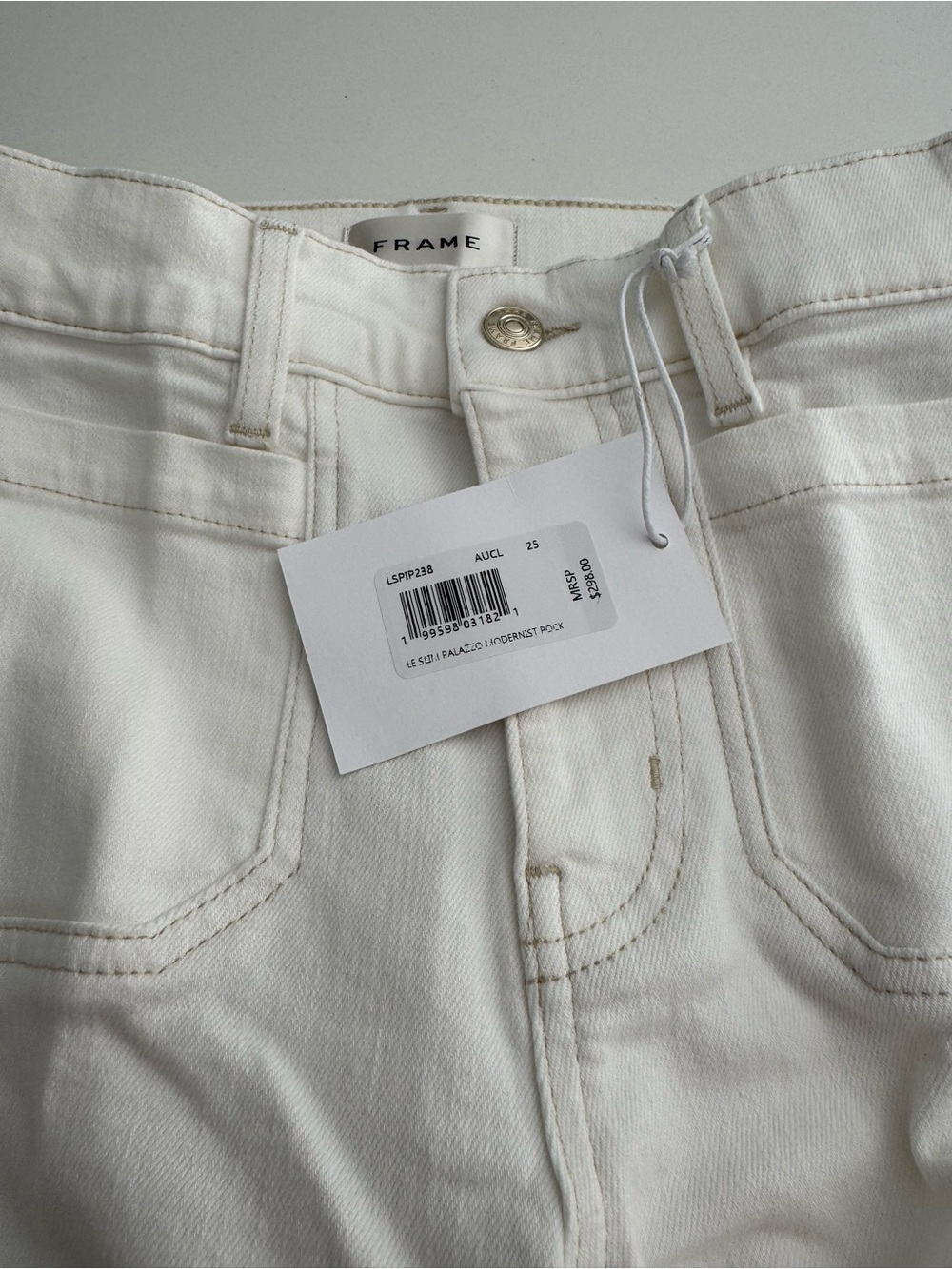 Frame Le Slim Palazzo High Rise wide leg Jean size 26 - Picture 8 of 8